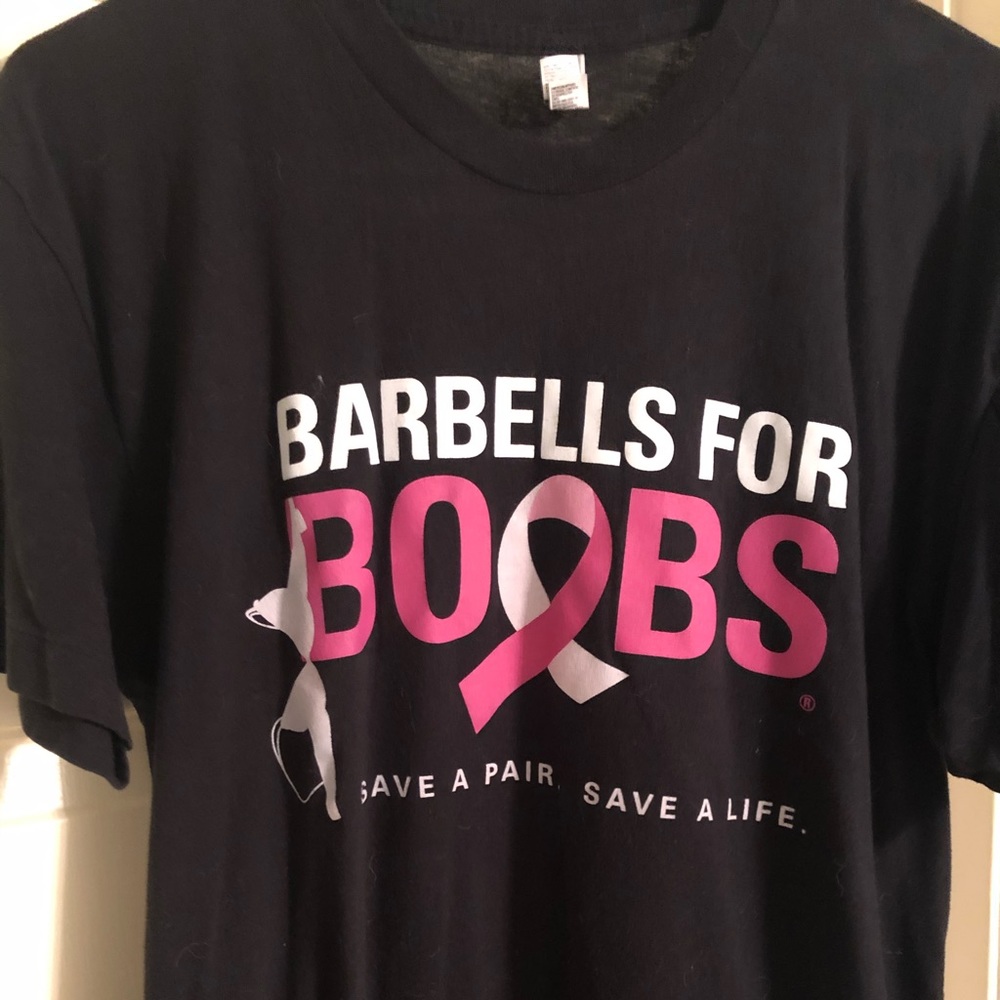 CrossFit Barbells 4 Boobs shirt